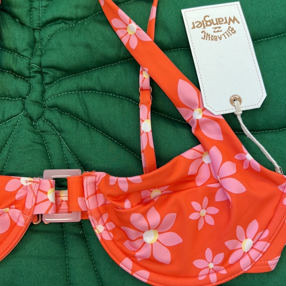NWT Billabong X Wrangler out west dreamin Rowan underwire bikini top. Limited - Picture 2 of 8